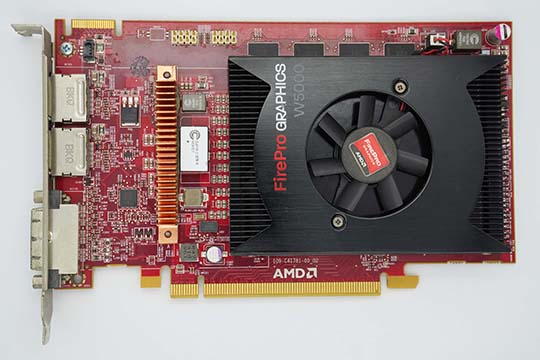 ATI FirePro W5000 2GB 显示卡（AMD FirePro W5000芯片）